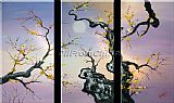 Chinese Plum Blossom Canvas Paintings - CPB0401